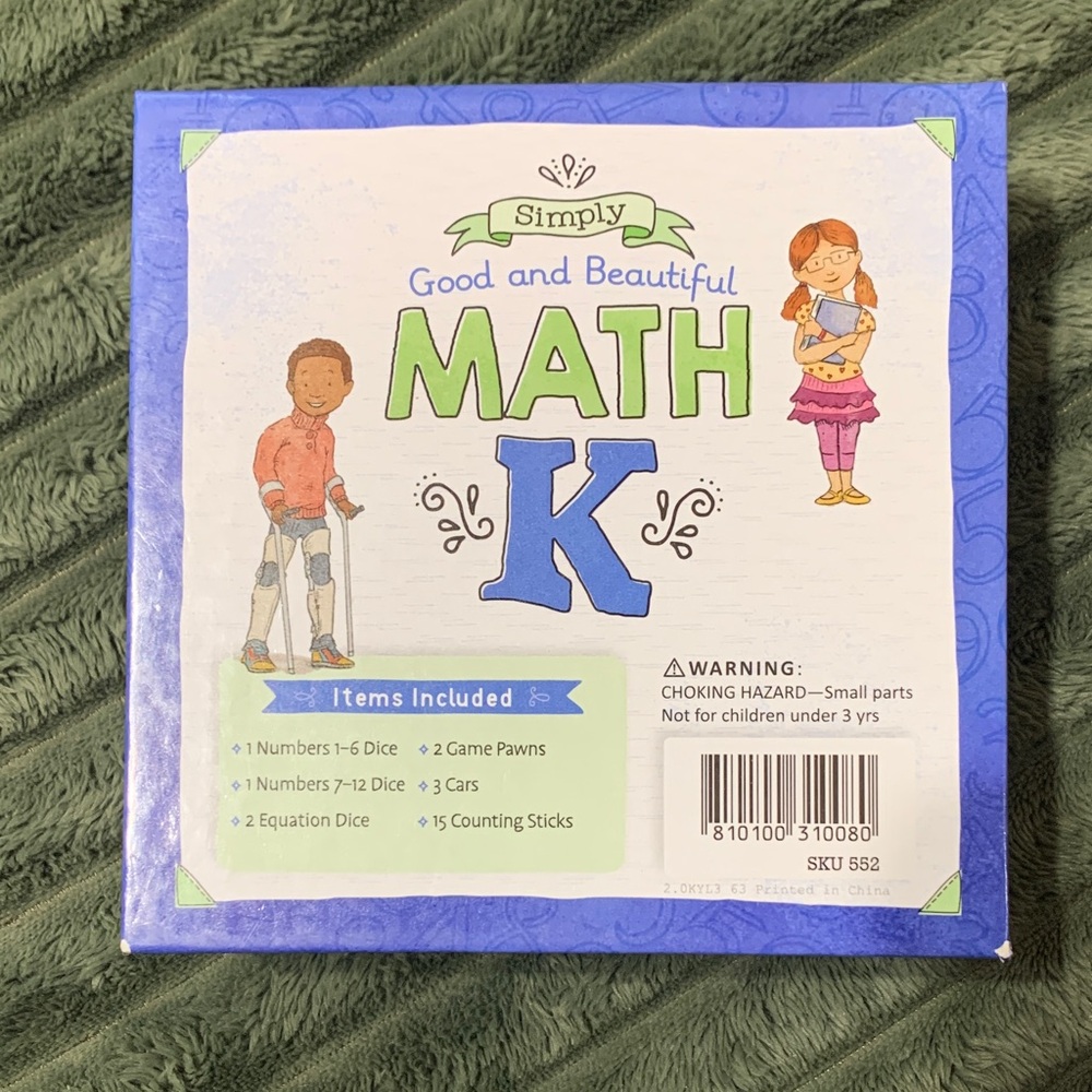 Educational Math Kit with Blocks and Tools - Picture 3 of 3